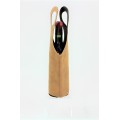 9165- TAN WINE BOTTLE CARRIER